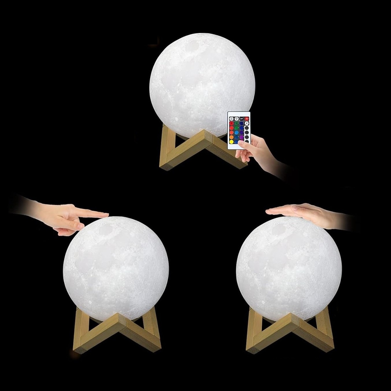 moon lamp change colours